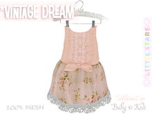 * {.:Little Stars.:} * Vintage Dream - Antique Peach {non-fitted TD Baby}