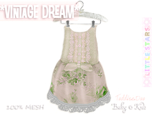 * {.:Little Stars.:} * Vintage Dream - Antique Green {non-fitted TD Baby}