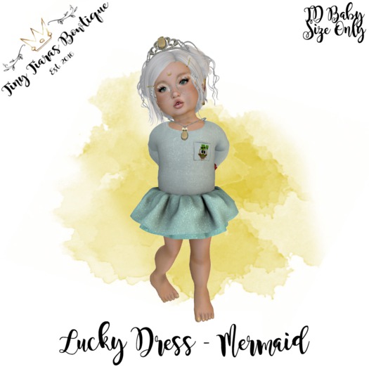 Tiny Tiaras Bowtique - Lucky Dress / Mermaid