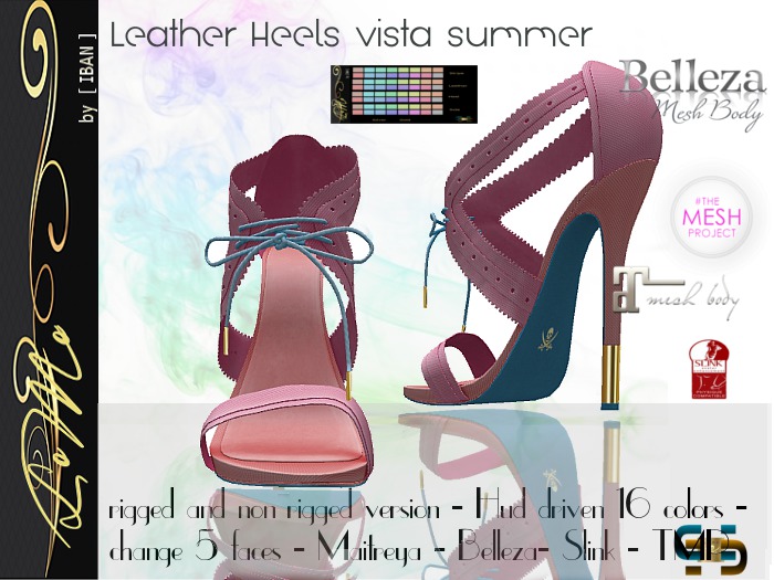 [ IBAN ] //014 MESH HEELS VISTA SUMMER