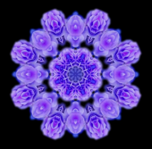 Sanna Blue Roses Kaleidoscope Alpha SET MP