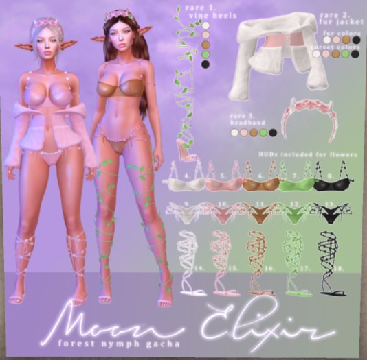 Moon Elixir - Forest Nymph - 1 - Maitreya - Vine Heels - RARE