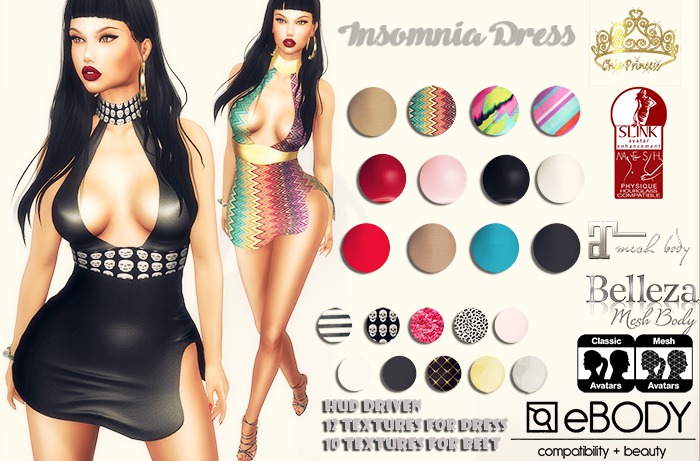 Chic Princess INSOMNIA DRESS BOXED