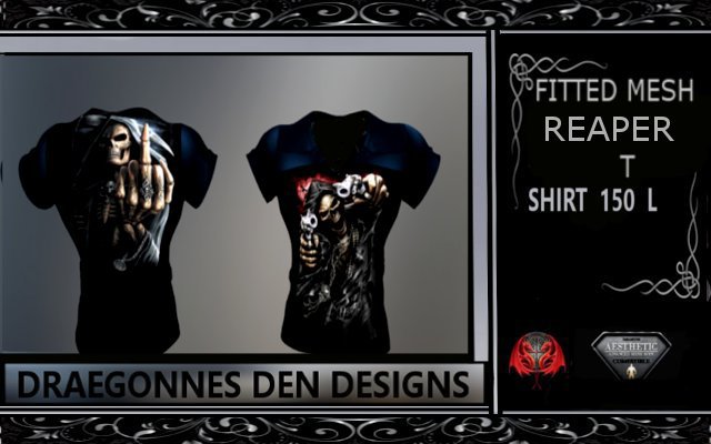 FITTED MESH REAPER T SHIRT