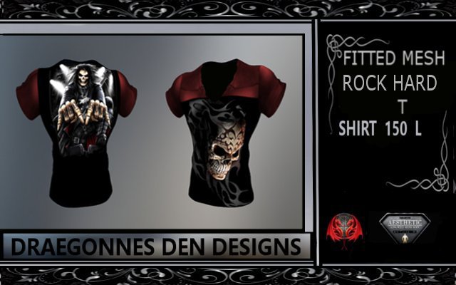 FITTED MESH ROCK HARD T SHIRT