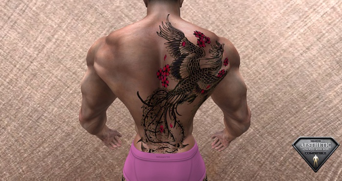[R.N.T.] Tattoo Phoenix Back (Niramyth)