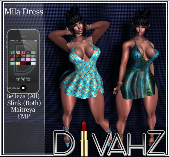 !DC! Mila Dress (Mesh)