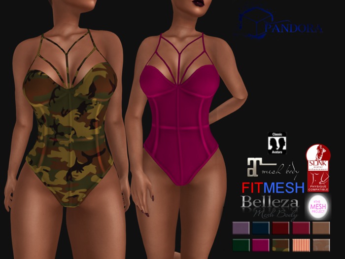 ..PD..BodySuit MH HUD 10 Colors ::Mesh ::