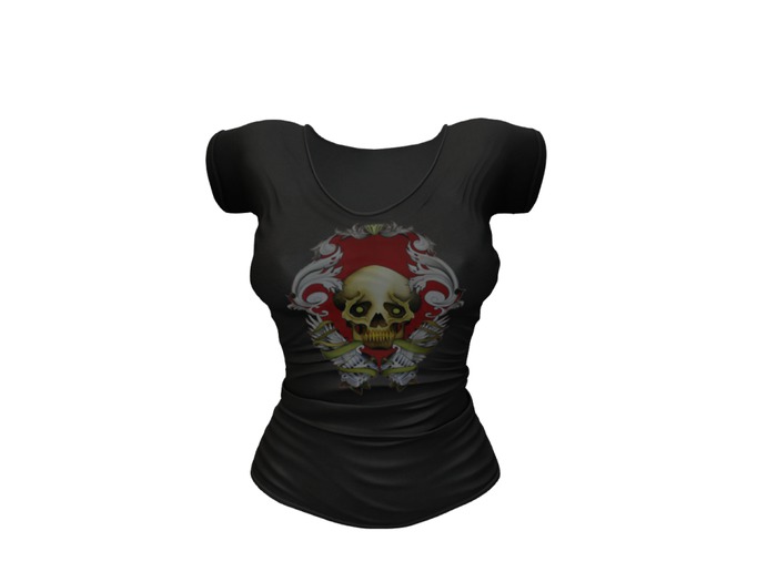 REVOLUTION - Ladies' Tattoo Skull Tees (BOXED)