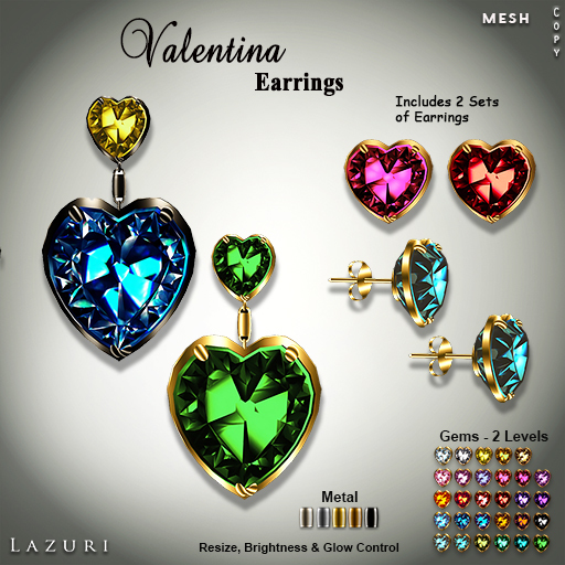 Lazuri Valentina Earrings