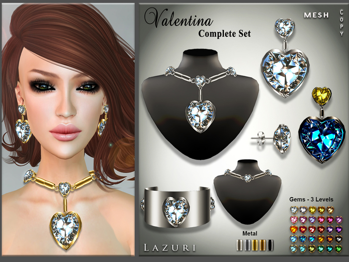 Lazuri Valentina Complete Set