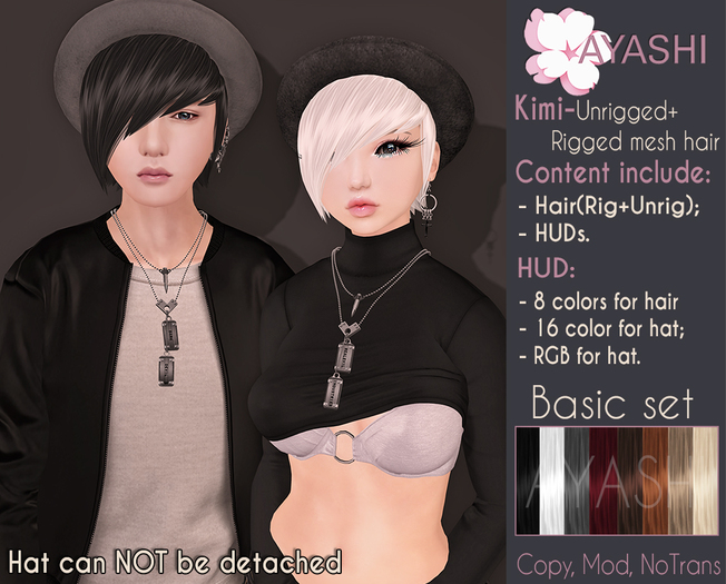 [^.^Ayashi^.^] Kimi hair-Basic set