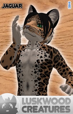 Luskwood Jaguar Furry Avatar - Male