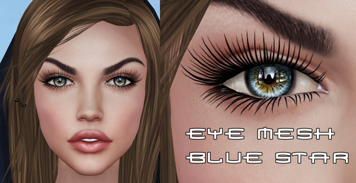 Eyes Mesh BLUE STAR