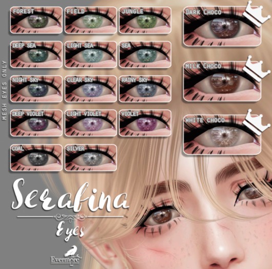 Evermore. Serafina Eyes // Light Violet (Prize Box)