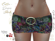 .::Pretty Cattie::. Fitmesh Denim Skirt on HUD