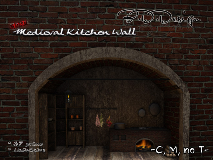 .::B.D.D::. Medieval Kitchen Wall