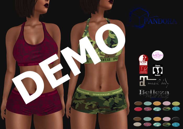 ..PD.. Outifiti Lingerie MK Hud 10 Colors ::Mesh:: DEMO
