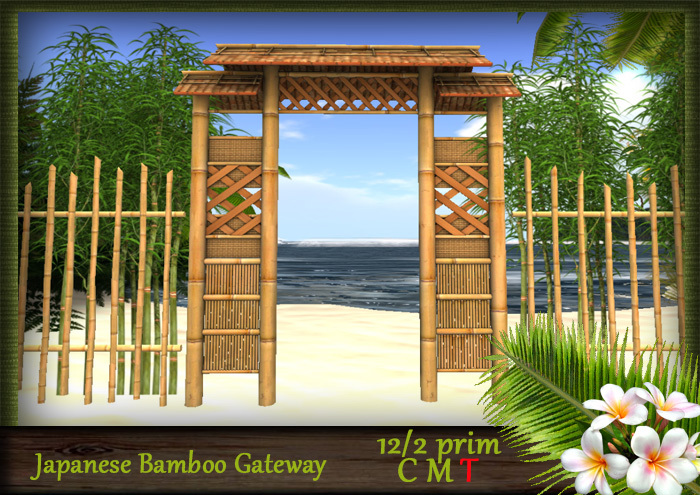 Japanese Bamboo Gateway