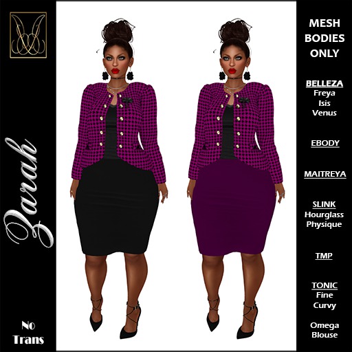 JCD Zarah Pink Suit (bagged)