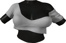 RIOT / Cecelia Crop Tee - Silver | Maitreya/ Belleza/ Slink/ TMP