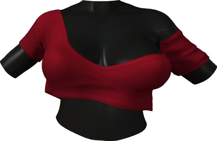 RIOT / Cecelia Crop Tee - Sizzle | Maitreya/ Belleza/ Slink/ TMP