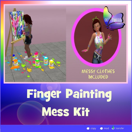 KL Fingerpaint Easel Mess - Bagged