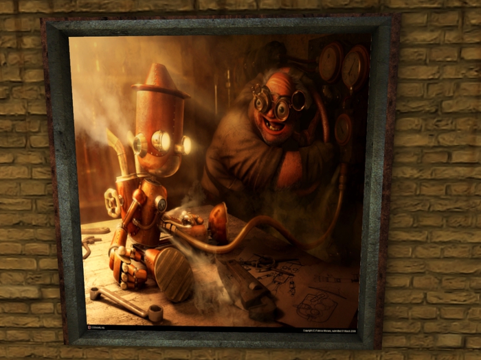 Picture Steampunk Robot
