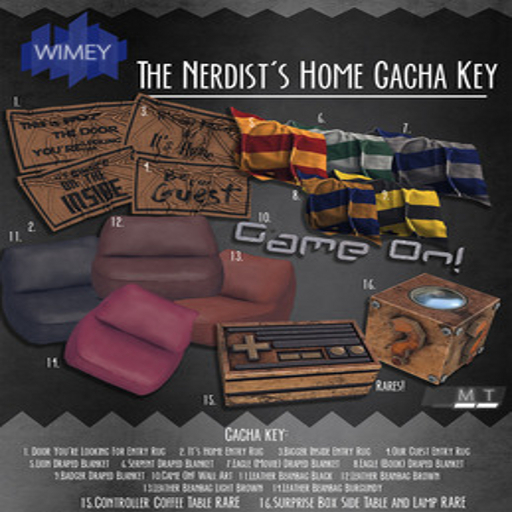 Wimey: Surprise Box Side Table and Lamp RARE