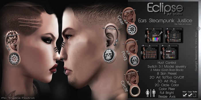 .:E.A.Studio:. Ears Steampunk Justice