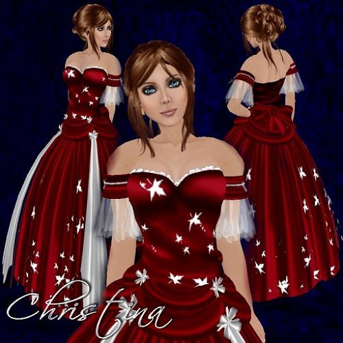 [K~*~S] Christina - Gown - Ruby