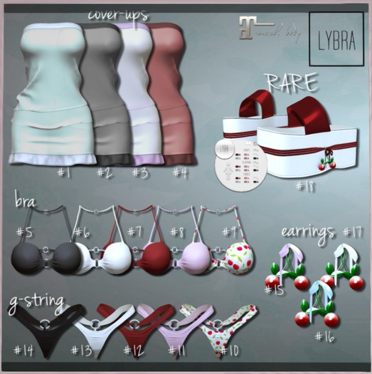 #18 LYBRA . Cherry Platform RARE