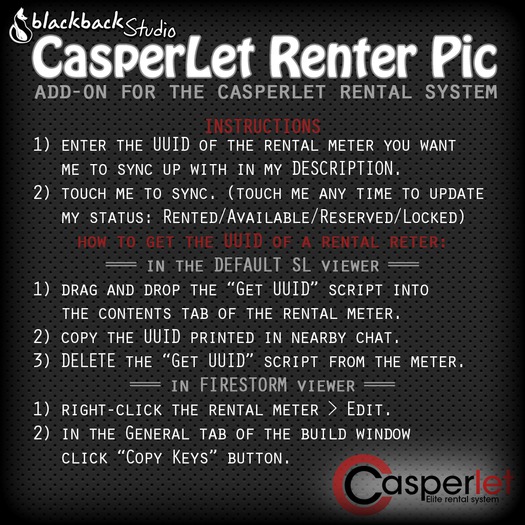 [bbS] CasperLet Renter Pic - RETIRED PRODUCT (See Description)