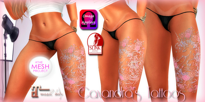 UNICORN IN PASTELS LEG TATTOO BOXED