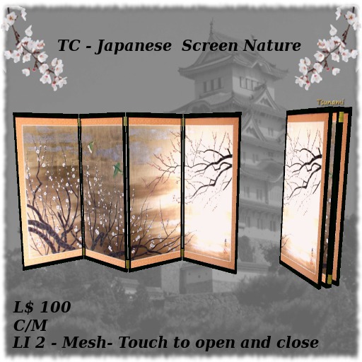TC - Japanese  Screen Nature