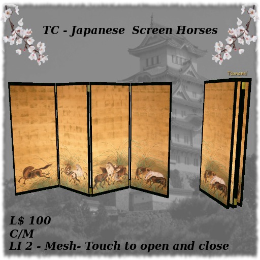 TC - Japanese Screen Horses