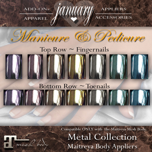January ~ Nails Metal Applier 