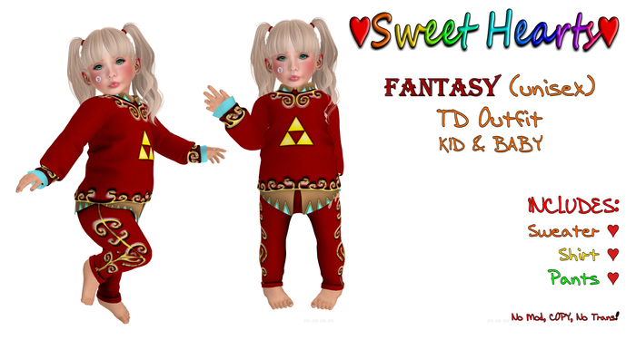 {SH} Fantasy TD Outfit K&B Red