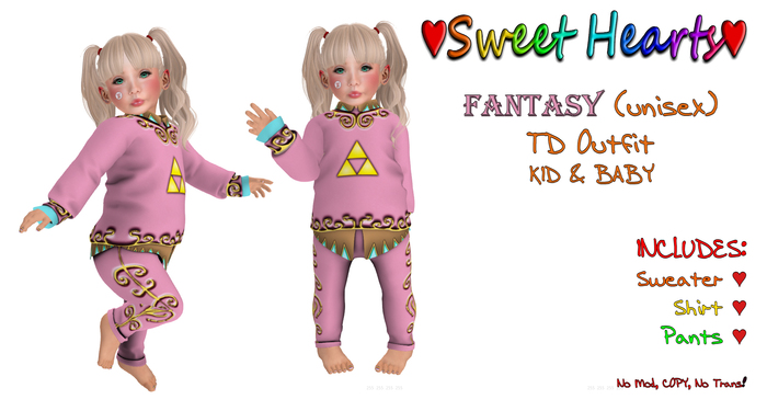{SH} Fantasy TD Outfit K&B Pink