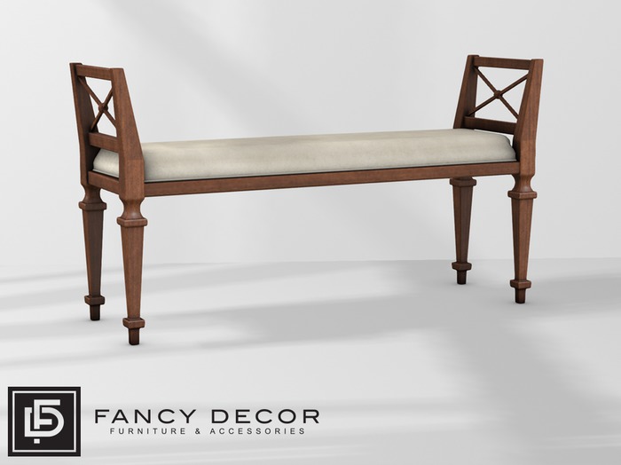Fancy Decor: Classic Bench (natural)