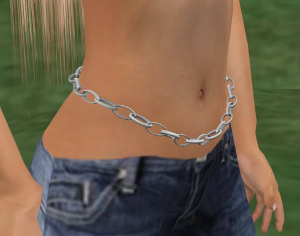 Lindaline tight fitting belly chain