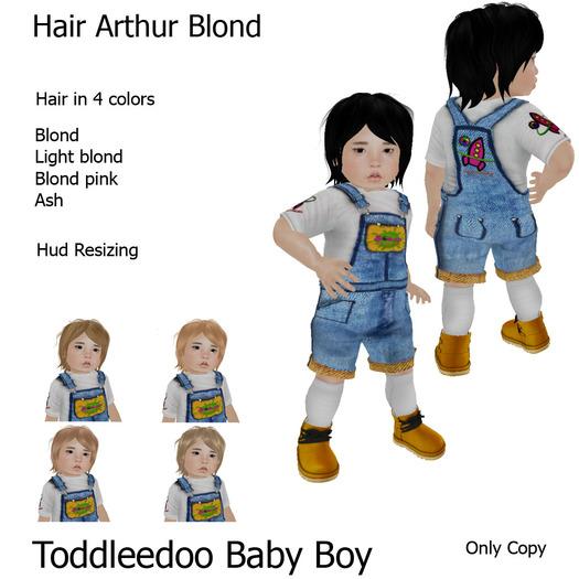 Toddleedoo Hair Arthur Blond