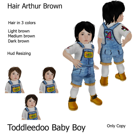 Toddleedoo Hair Arthur Brown