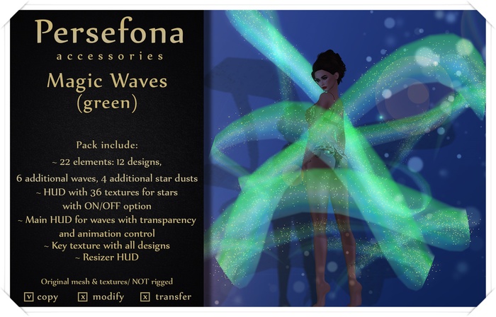 Persefona Magic Waves (green)