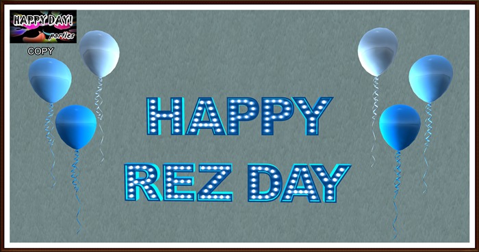 Happy Rez Day Blue Panel