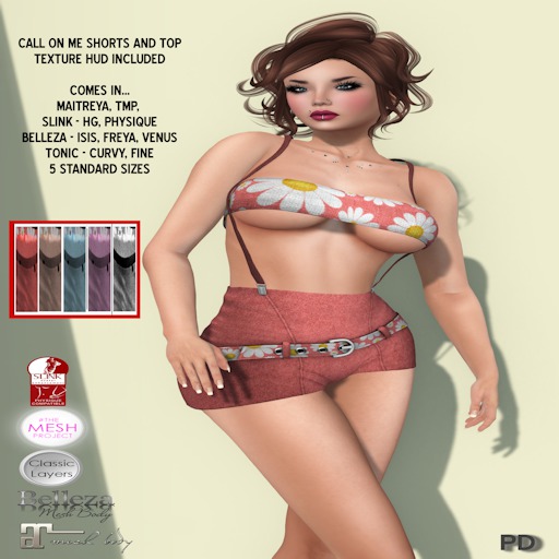 PD ~ Sale Bag - Call On Me Short/Top Set