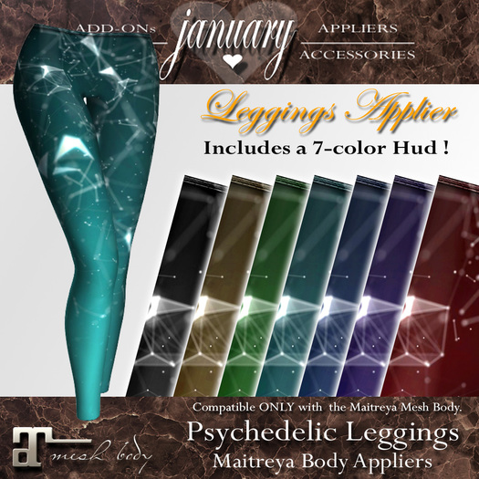 January ~ Leggings Psychedelic