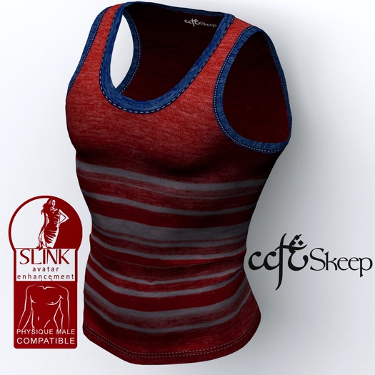 ::.Skeep.:: - Tank top - red stripes