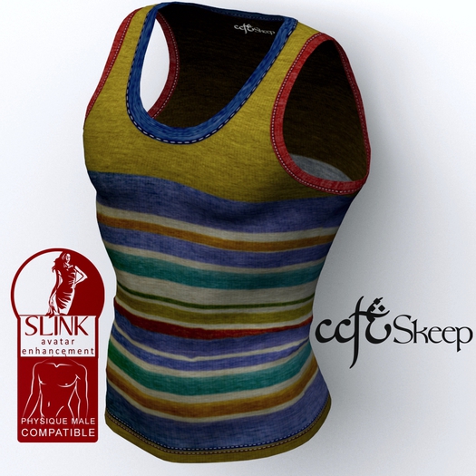 ::.Skeep.:: - Tank top - yellow stripes