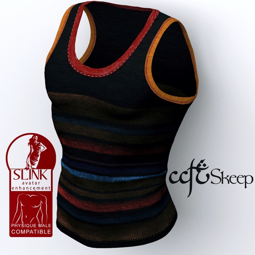 ::.Skeep.:: - Tank top - black stripes